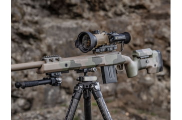 Image of InfiRay Outdoor 4-8x 75mm RICO HYBRID 640 Multi-function Thermal Weapon Sight, 50 Hz, 640x512, Coyote Tan, IRAY-HYH75W