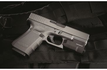 Image of INFORCE APLc Glock Compact Weapon Light, 200 Lumens, 1 x CR2 Battery, Black, ACG-05-1