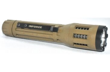 Image of InForce 9VX Flashlight, 500Lumens Flat Dark Earth Body, White Light, 3 CR123A INF-9VX-F-W