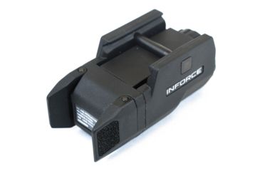 Image of INFORCE APLc Glock Compact Weapon Light, 200 Lumens, 1 x CR2 Battery, Black, ACG-05-1