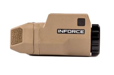 Image of INFORCE APLc Glock Compact Weapon Light, 200 Lumens, 1 x CR2 Battery, Flat Dark Earth, ACG-06-1