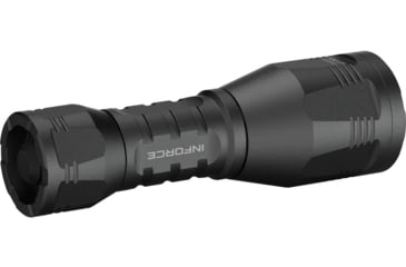 Image of INFORCE ARC 350-Lr-H Rechargeable 18350 Li-Ion 1200 Lumens LED Flashlight Handheld Kit, Black, IF73001