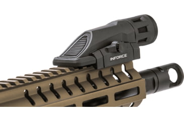 Image of INFORCE Multifunction Weapon Mounted White/IR Light, CR123A, 400 Lumens, Black, W-05-2