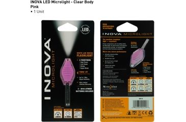 Image of Inova Clear/Pink Body Base White LED Keychain Light CBP-W