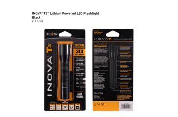 Image of Inova T3 123A Lithium Powered Tactical LED Flashlight,313 Lumens T3C-01-R7