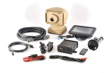 Image of iRayUSA Rovir MK2 Vehicle Mounted Thermal PTZ System, 640x480, 25mm, Coyote Tan, ROVIR-0625