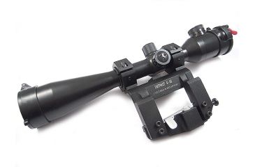 Image of Kalinka Optics KOM 10x42 Illuminated 1000m Reticle Rifle Scope, Side Parallax, 65mm Universal AK and SVD Mount, Black, GSKOM1042LP65