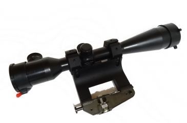 Image of Kalinka Optics KOM 10x42 Illuminated LD Reticle Rifle Scope, Side Parallax, 59mm Universal AK and SVD Mount, Black, GSKOM1042LD59