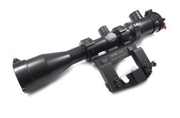 Image of Kalinka Optics KOM 2-10x48 Illuminated LS Reticle Rifle Scope, 65mm Universal AK and SVD Mount, Black, GSKOM21048LS65