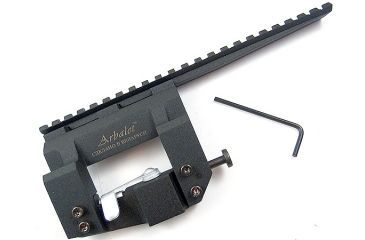 Image of Kalinka Optics Patriot Centered Low Profile Side Mount w/ 225 mm Picatinny Offset Rail - 59 mm Height, for AK, AMPX59S
