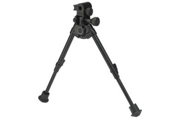 Image of Versa-Pod Model 52 9-12in Standard Bench Bipod w/ Rubber Feet And Universal Adaptor, Black, 150-052