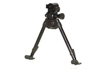 Image of Versa-Pod Model 72 9-12in Standard Bench Bipod w/Ski Feet And Universal Tactical Adaptor, Black, 150-072