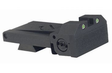 Image of Kensight BoMar BMCS 1911 Sight with Beveled Blade, Tritium Adjustable, Black, 860-095