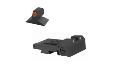 Image of Kensight Bomar BMCS Adjustable Target 1911 Rear Night Sight Set w/ 0.200in Tall, Black, 970-095