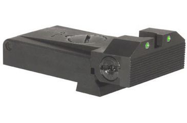 Image of Kensight Beveled Adjustable Tritium Pistol Night Sight, Glock, Rear, Black, 860793