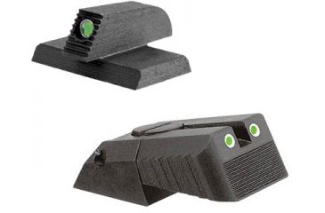 Image of Kensight DAS 1911 Defense Adjustable Rear Sight Set Tritium Insert Night Sight w/ Serrated Blade, Fully Adjustable, Black, 960-629