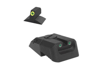 Image of Kensight Recessed Blade DAS Adjustable Tritium Rear Night Sight, Green, 990-626