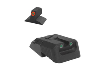 Image of Kensight Recessed Blade DAS Adjustable Tritium Rear Night Sight, Orange, 980-626