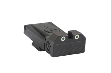 Image of Kensight LPA TRT Tritium Pistol Night Sight, Rear Arctic White Outlines, Black, 860255