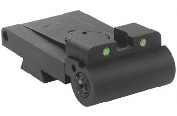 Image of Kensight Rollo Tritium Pistol Night Sight w/ Anti-Snag Blade, 1911, Rear, Black, 860098