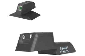 Image of Kensight SLAM Contoured Tritium Pistol Night Sight, 1911, Rear/Front White, Black, 970668