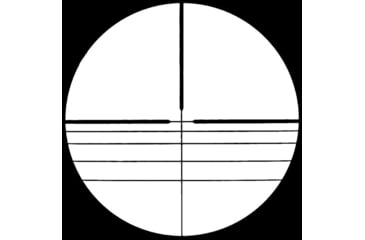 Image of Kexuan Kexuan 4X32 Compact Scope w/Picatinny Scope Rings, 1 in Tube, Red/Green 5 Line Reticle, Black, KX 4X32MLF-PT