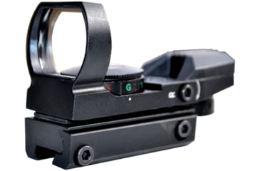 Image of Kexuan Mini Reflex Sight, Red/Green Dot, 4 Reticle Styles, Dovetail Mount, Black, H0101A