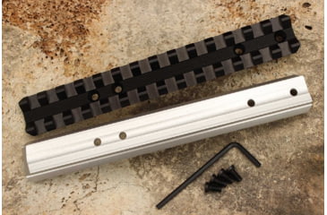 Image of KIDD Innovative Design Scope Base For Ruger 10/22 Receiver, Black, 22PICRAIL-B