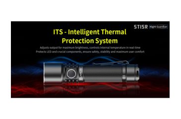 Image of Klarus ST15R Night Guardian Rechargeable LED Flashlight, Black, ST15R
