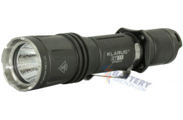 Image of Klarus XT11 LED Flashlight with CREE XM-L U2 LED 600 Lumens - Military Grey Finish- Uses 2 x CR123A Batteries or 1 x 18650 or 2 x 16340 KLARUS-XT11