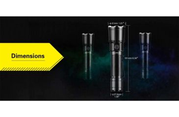 Image of Klarus XT21X 1 x 21700 CREE XHP70.2 P2 LED Tactical Flashlight, 4000 Lumens, Black, XT21X