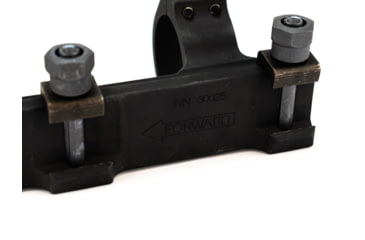 Image of Knight's Armament Scope Mount Assembly, One Piece, 34mm Extended Eye Relief, 1.53in Height, Black, 30025