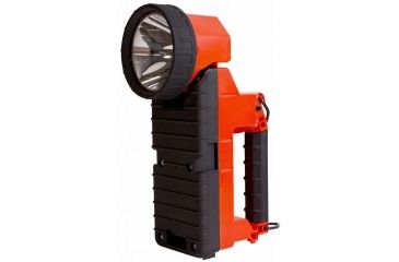 Image of Koehler Bright Star Gen II Lighthawk LED 4-cell w/Charger Base &amp; Direct Wire Orange Flashlight, 9.5 7670