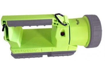 Image of Koehler Bright Star LighthawkLED Vision 600 4-cell w/ Chrgr &amp; 120V AC &amp; 12/24V DC Plugs, Hi-Vis Green Flashlight, 9.5 07712 UTIL