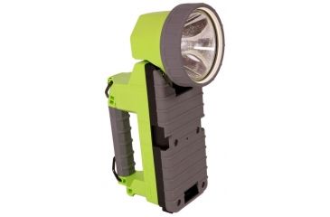 Image of Koehler Bright Star LighthawkLED Vision 600 4-cell w/ Chrgr &amp; 120V AC &amp; 12/24V DC Plugs, Hi-Vis Green Flashlight, 9.5 07712 UTIL