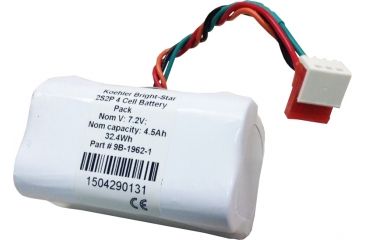 Image of Koehler Bright Star Replacement Lighthawk 4-cell Battery Packfor use with Gen II or Gen I LED models 9B-1962-1
