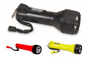 Image of Koehler Bright Star Responder C-cell Submersible Flashlight, Black, Orange, Yellow