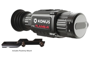 Image of Konus 7952 Flame-R Thermal Rifle Scope Hand Held/Mountable Scope Black 2.5-20x
