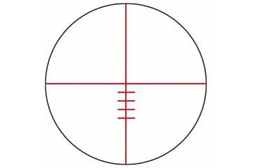 Image of Konus Fighter 4-16x50mm 1in Tube Rifle Scope, Second Focal Plane, Illuminated Ballistic Reticle, Black, 7349