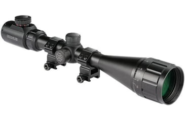 Image of Konus Fighter 4-16x50mm 1in Tube Rifle Scope, Second Focal Plane, Illuminated Ballistic Reticle, Black, 7349