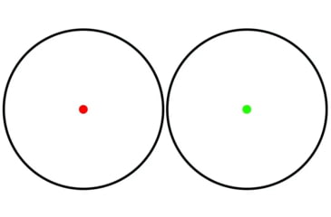 Image of Konus Pro Nuclear Matte Black 1x22mm 3 MOA Red/Green Dot Reticle