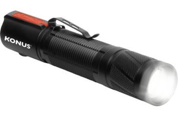 Image of Konus KonusLight RC-7 LED Flashlight, 18650 Li-ion Rechargeable, White, 1200 Lumens, Black, 3931