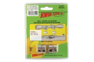 Image of Kwik-Site .22 Adapter For Grooved Receiver Silver