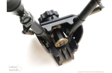 Image of LaRue Tactical Harris BR-S 6-9in Bipod and LT706 QD Lever Mount, Black, 680-001-706-k