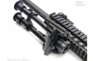 Image of LaRue Tactical Harris BR-S 6-9in Bipod and LT706 QD Lever Mount, Black, 680-001-706-k