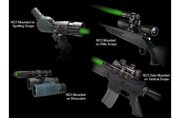 Image of Laser Genetics ND3 - possible mounting options