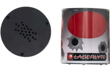 Image of LaserLyte PopperTyme Laser Targets Compatible with Training Lasers, Red/Black, 1231434