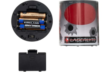 Image of LaserLyte PopperTyme Laser Targets Compatible with Training Lasers, Red/Black, 1231434