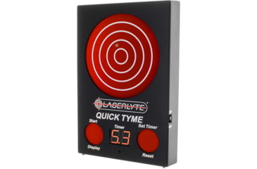 Image of DEMO, LaserLyte Quick Tyme Trainer Target, AA Battery, High-Impact ABS Polymer, Gray, TLB-QDM
