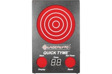 Image of LaserLyte QuickTyme Target Compatible with Lasers, Red/Black, 9.5 x 6.5, 1231435